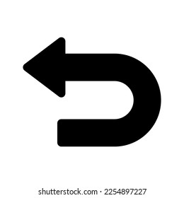 Back Icon Vector Symbol Design Illustration