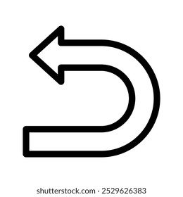 Back Icon Vector Symbol Design Illustration
