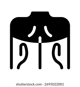 Ilustración de diseño de símbolo de Vector de ícono trasero