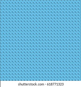 back knitting stitch baby blue background pattern isolated vector