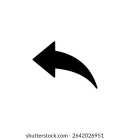 back, left, undo button icon