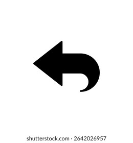 back, left, undo button icon