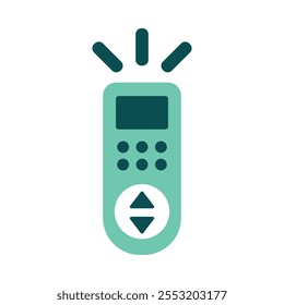 Back Light – Remote Control Representing Illuminated Screen