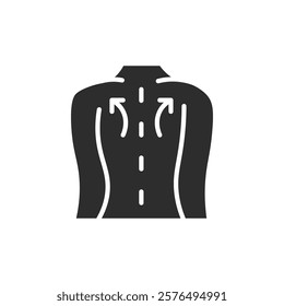 Back massage icon web design in vector