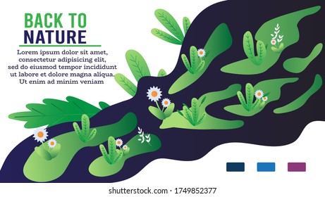back to nature landing page