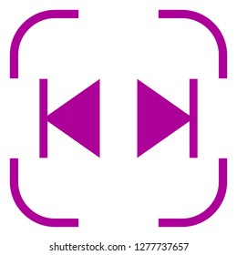 Back next musical icon in focus. White background