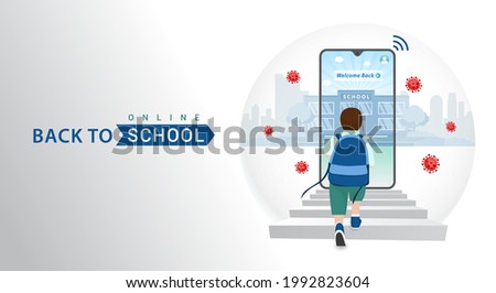 Similar – Image, Stock Photo Gating | boy in profile | be all ears.