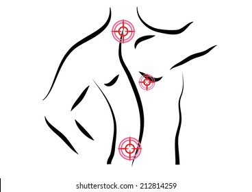 Back Pain Icon. Vector