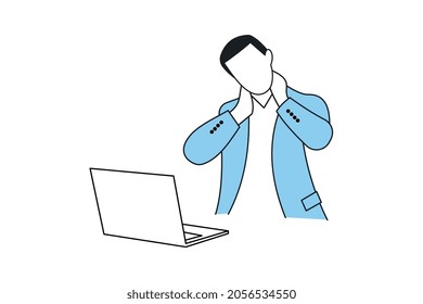 Back pain logo design vector icon illustration