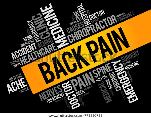 back-pain-word-cloud-collage-health-stock-vector-royalty-free-793830733