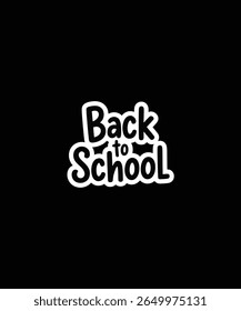 Voltar para Schoo l tipografia Tshirt Design Pronto para impressão arquivo Baixar 