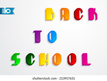 Back to school