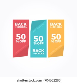 Back to School 50% Off Labels
