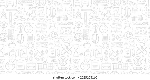 Back to School. Abstract Background. Seamless Pattern for your design
