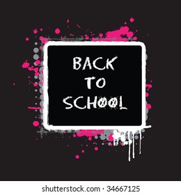 Back to School Abstract Design