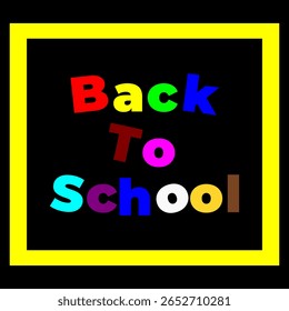 Back to school abstract poster background