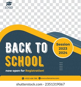 	
Back to school admission university college institute students return template instagram posts