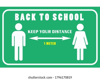 Back to school after the corona virus pandemic lock down