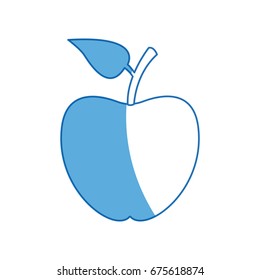 back to school apple symbol icon