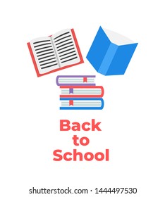 Back to school art background . Paper cut cartoon education supplies set in trendy craft style. Modern origami teaching and learning symbol design. Vector illustration