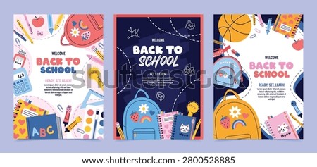 Back to School Art Class Highlighters Poster