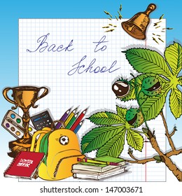 Back to school background