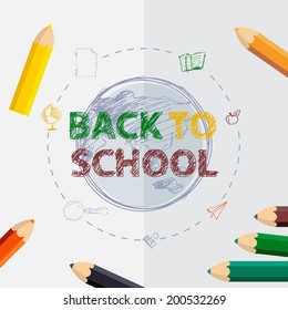 Back to school background. 