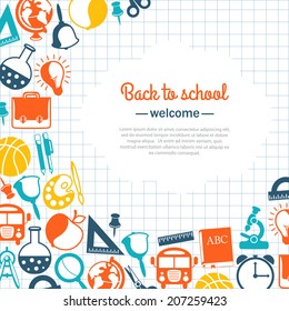 back to school background for school