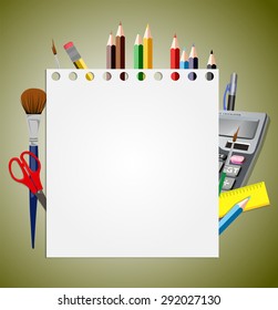 Back to school background