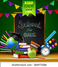 Back to school background.