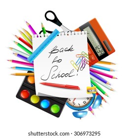 Back to school background.