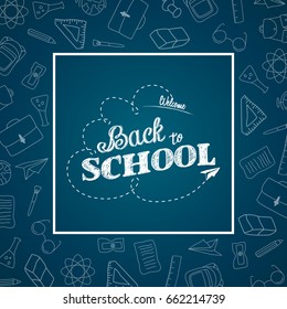 Back to school background