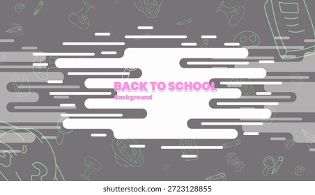 Fondo de vuelta a la escuela. puede utilizar para el fondo. libro de la cubierta. página de aterrizaje.