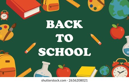 Back to school background classroom college 