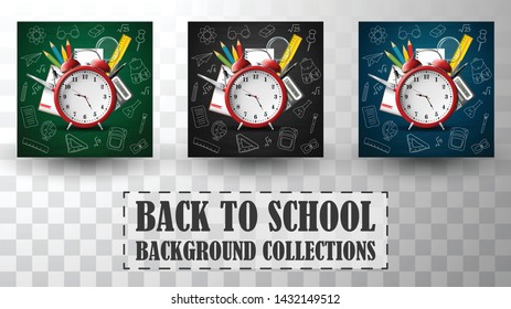 Back to school background collections