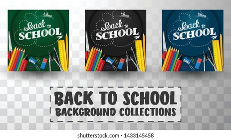 Back to school background collections