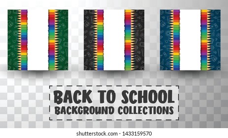 Back to school background collections