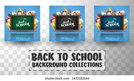 Back to school background collections