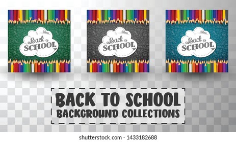 Back to school background collections
