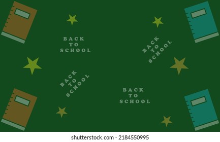 back to school background design. suitable for school design templates.