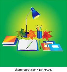 Back to school background - Illustration 