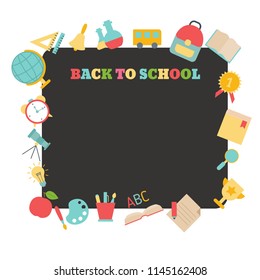 Back to school. Background with place for your text.