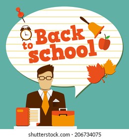 Back to school - background with place for your text