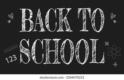 Back to school background, poster, card