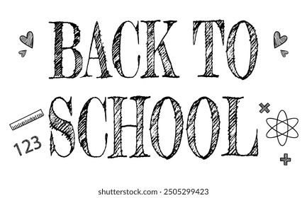Back to school background, poster, card