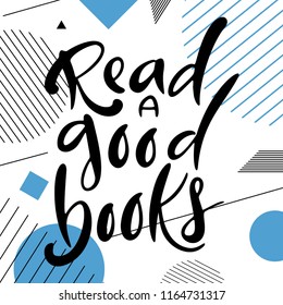 Back to school background in restrained sustained tempered style. Memphis poster with lettering for design. Vector illustration.