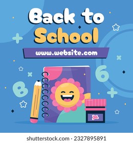 back to school background. back to school season. Vector illustration. poster, banner, flyer. sale banner. stationery background. school season start. school beginning concept. schools accessories.