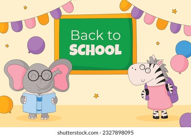 back to school background. back to school season. Vector illustration. poster, banner, flyer. sale banner. stationery background. school season start. school beginning concept. schools accessories.