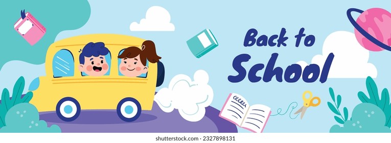 back to school background. back to school season. Vector illustration. poster, banner, flyer. sale banner. stationery background. school season start. school beginning concept. schools accessories.