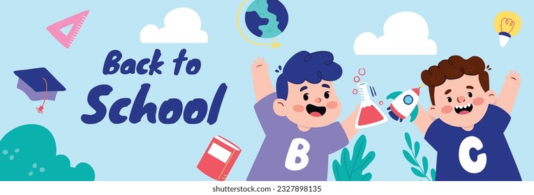 back to school background. back to school season. Vector illustration. poster, banner, flyer. sale banner. stationery background. school season start. school beginning concept. schools accessories.